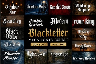 Craft the Future with Modern Blackletter Fonts