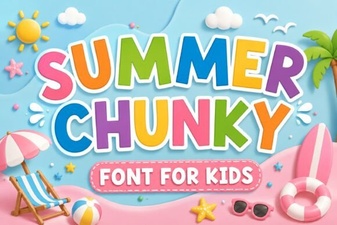 Design Tips: Using Chunky Fonts for Summer Projects