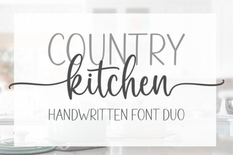 Country Kitchen Font Design & Project Inspiration
