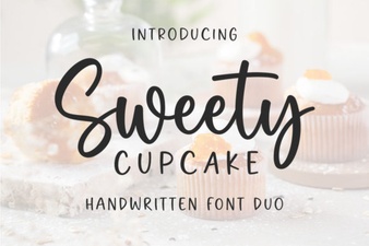 Sweet Cupcake Fonts for Baking Projects